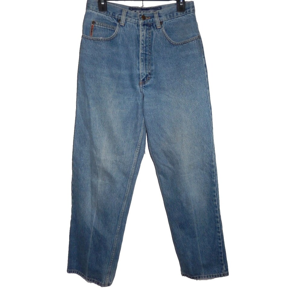 Vintage 90's Lugz Denim Jeans Baggy Wide Fit Streetwear Men's 30 (29 x 29 3/4)